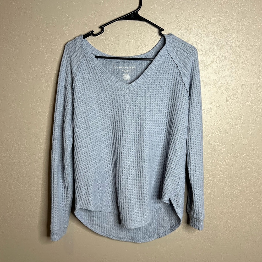 American Eagle Outfitters Waffle Knit Shirt
